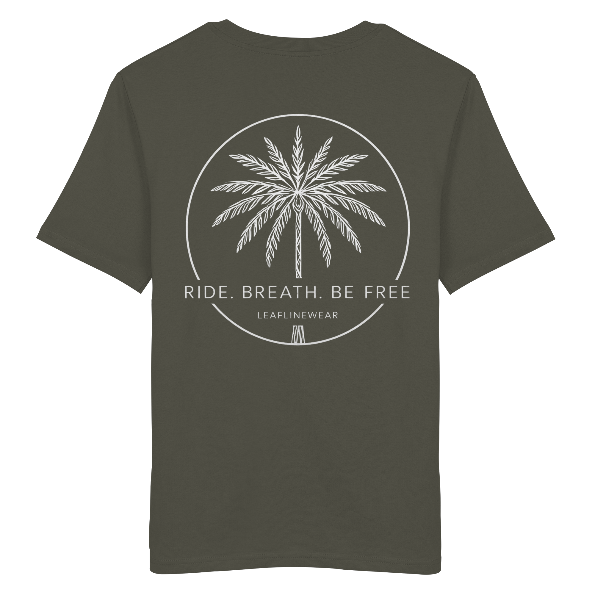 Leaflinewear® Ride Line Art Tee - Organic Unisex Shirt