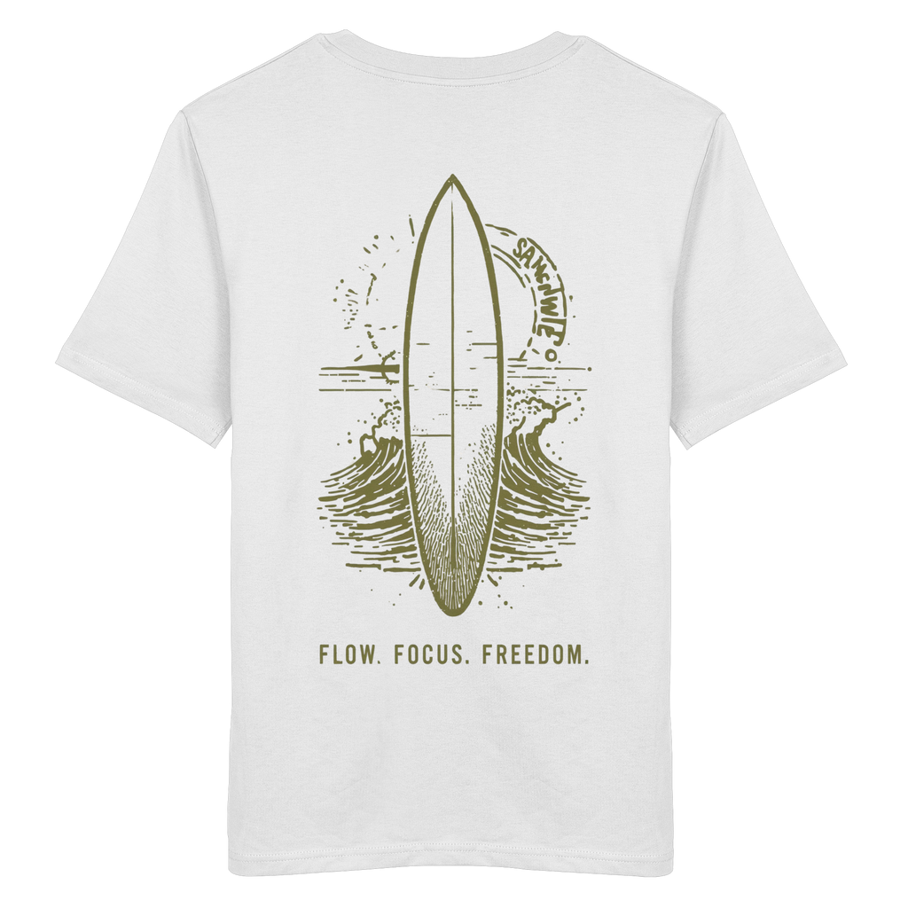 Flow – SUP White Edition Tee - Organic Shirt