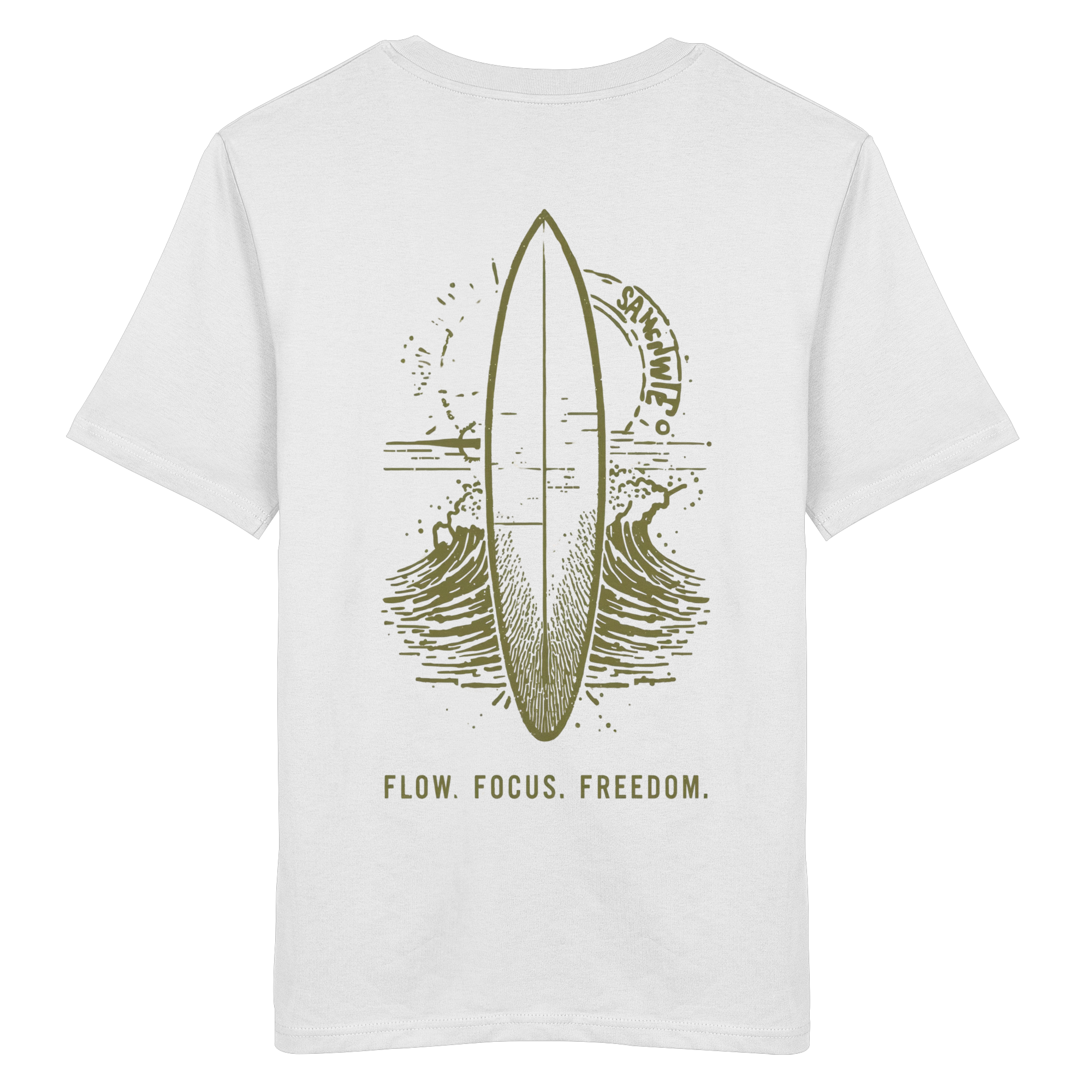 Flow – SUP White Edition Tee - Organic Shirt