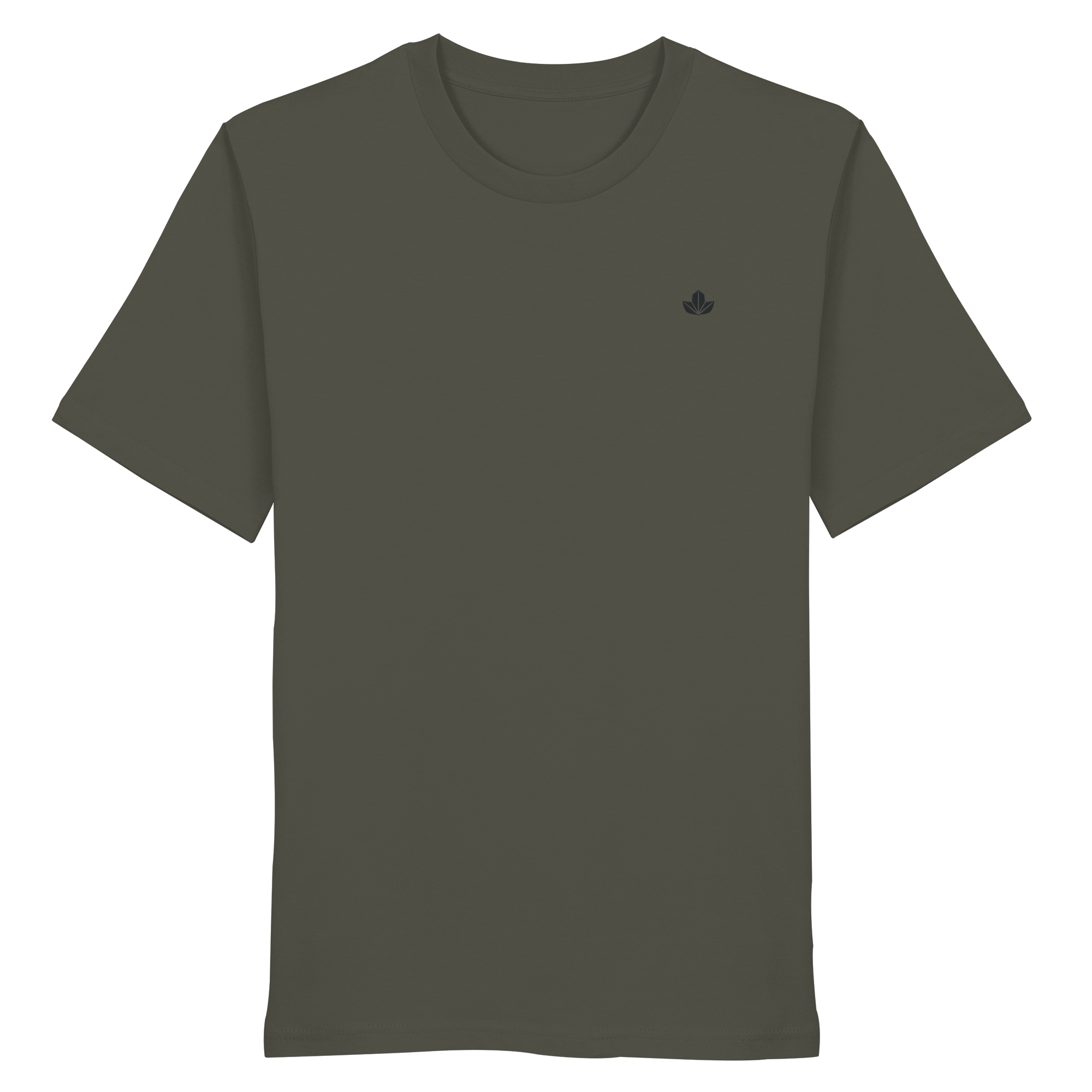 Leaflinewear® Icon Tee - Embroidery Organic Unisex Shirt