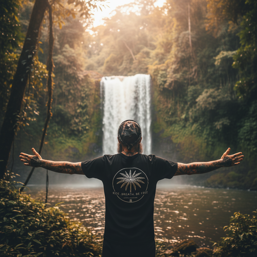 Ride Line Art Tee - Organic Shirt